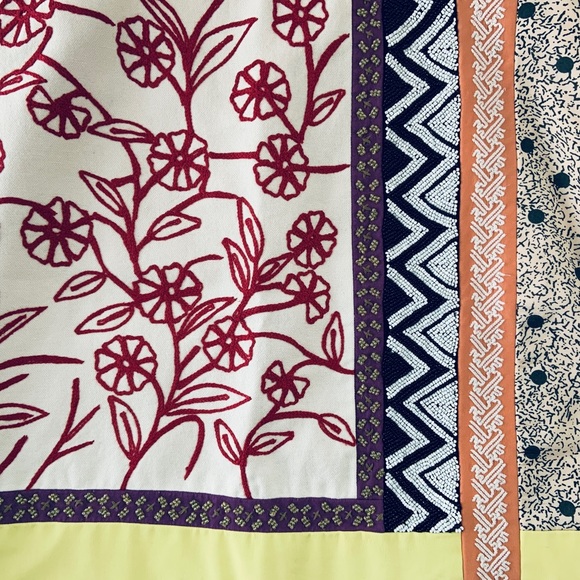 Leif Notes Anthropologie Brimming Borders Multi-Pattern Aline Skirt - Picture 4 of 10